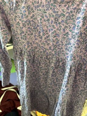 Crewcuts Lavender Floral Print Long Sleeve Top